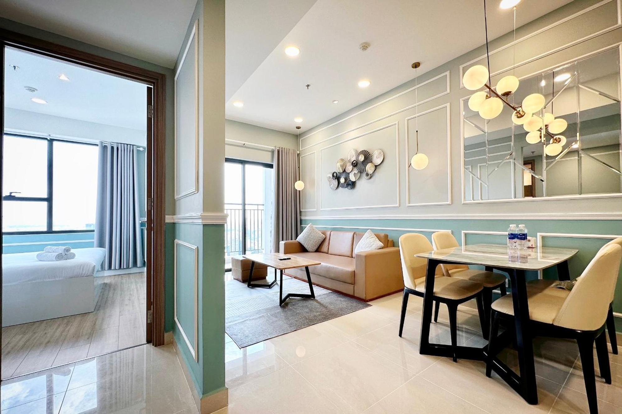 הו צ'י מין סיטי Yu Stay Apartment In Soho D1 Near Bui Vien Walking Street מראה חיצוני תמונה